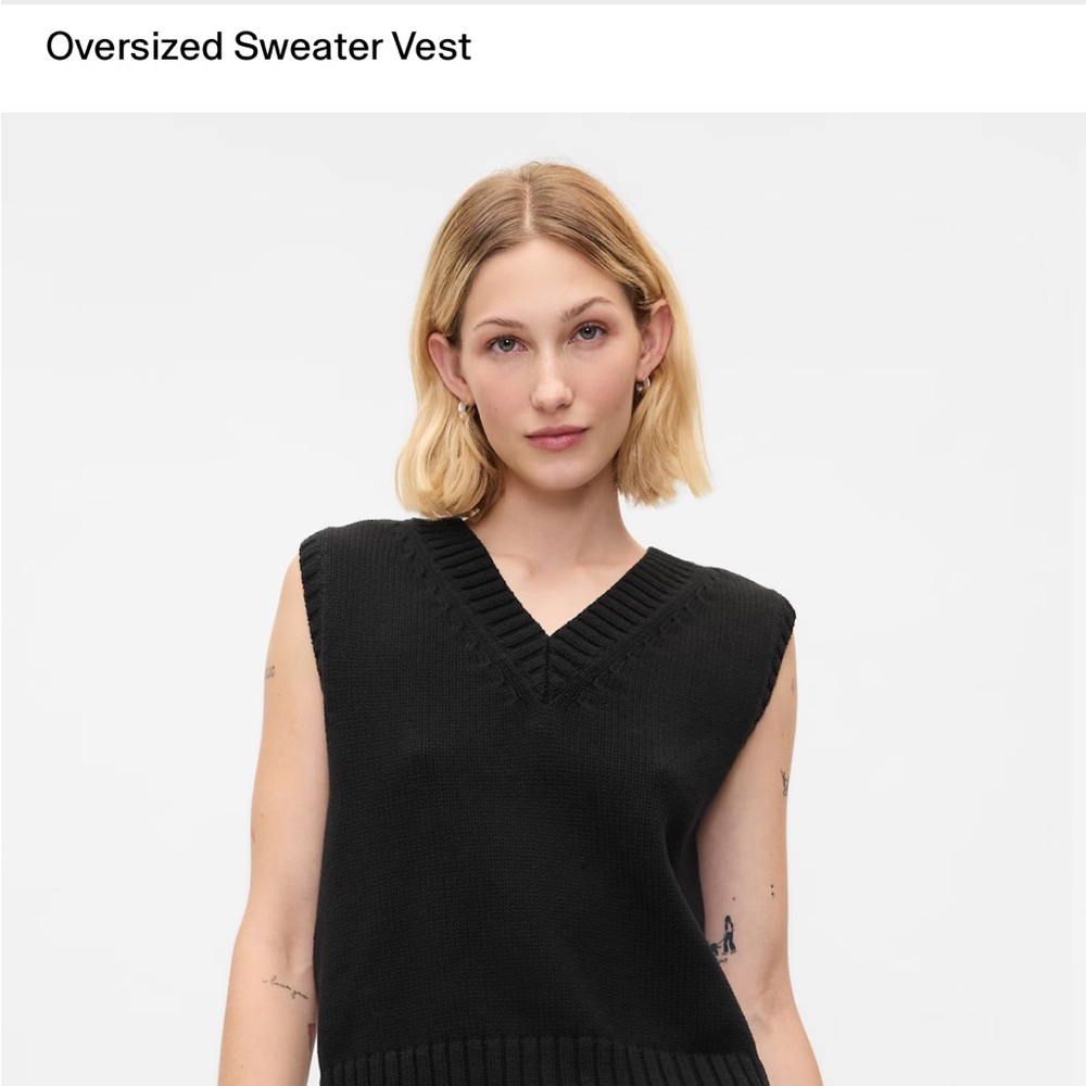 100% Cotton Sweater Vest